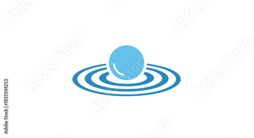 Rippling sphere icon