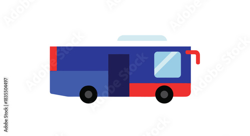 Simple illustration of a bus