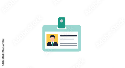 Graphic of an ID badge