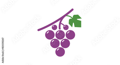 Simple grape bunch