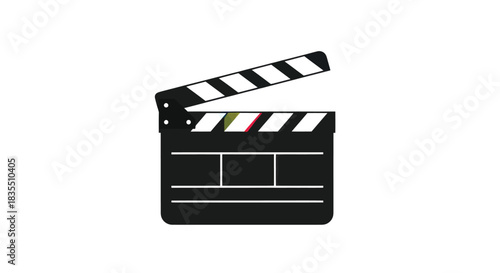 Open movie clapperboard