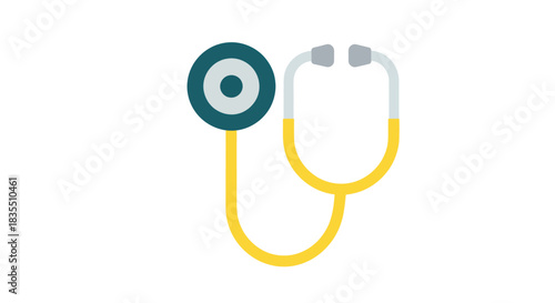 Vector graphic of a stethoscope
