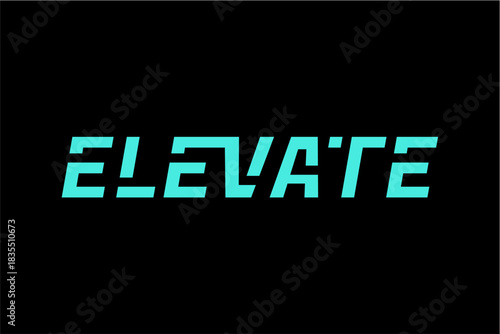 Digital text displaying the word ELEVATE in a modern, stylized font.