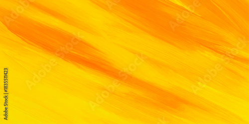 Bright abstract background illustration: orange and yellow color wave line pattern with sun energy motion texture