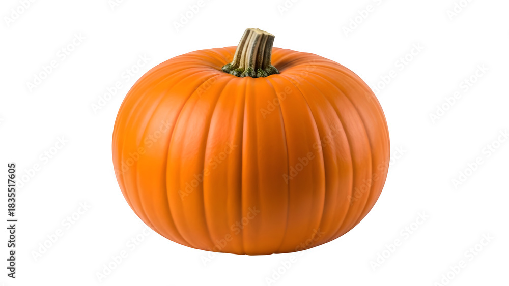 Obraz premium Orange pumpkin, isolated on white or transparent background. PNG