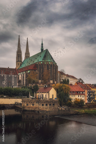 The Parish Church of Saints Peter and Paul, located on the high bank of the Neisse River, is one of the symbols of the city of Görlitz.