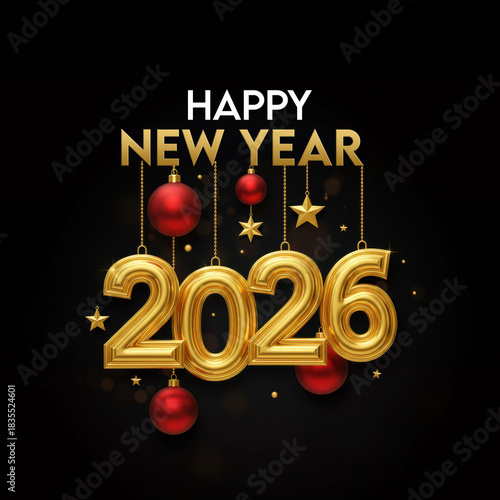 Happy new year 2026 celebration 