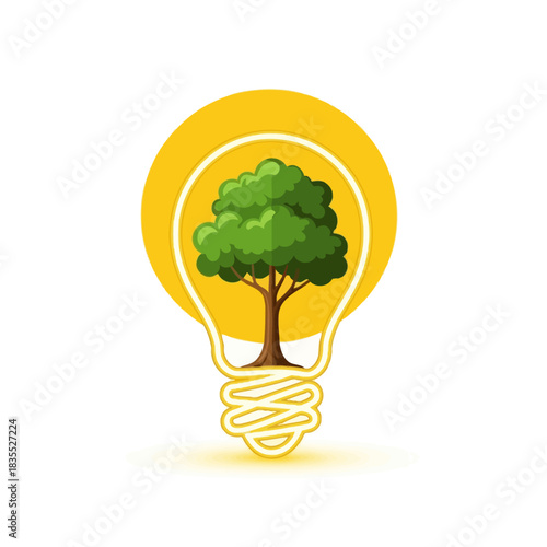 Radiant eco-consciousness: A vibrant symbolic representation of renewable energy sources and