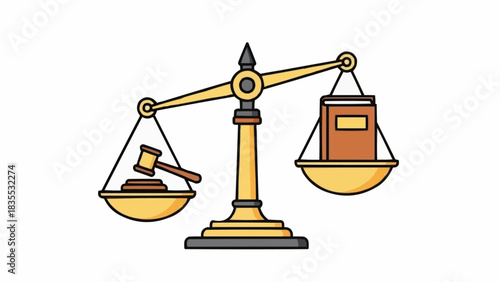 scales of justice isolated