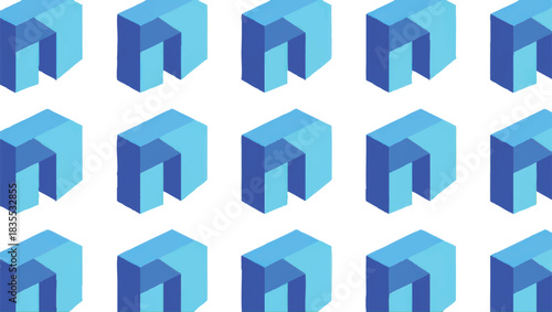 A blank white square, possibly a canvas or a minimalist design element, ready for content.