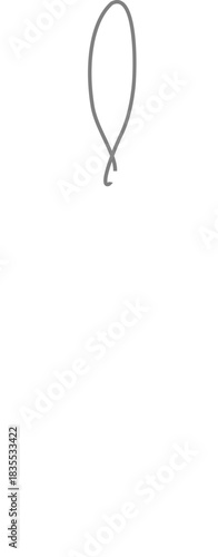 Looped Balloon String with Crossover Twist