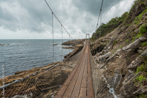 Hängebrücke im Tsitsikamma Nationalpark in Südafrika