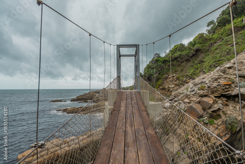 Hängebrücke im Tsitsikamma Nationalpark in Südafrika