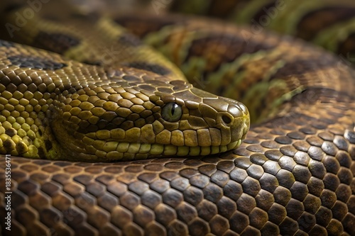 close up of a snake