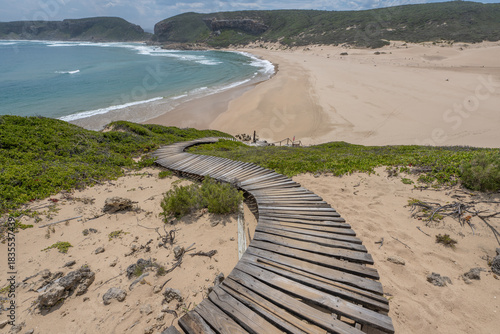 Wanderweg im Robberg Nature Reserve in Südafrika