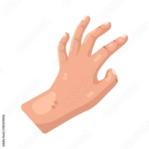 Illustration of Hand Reaching