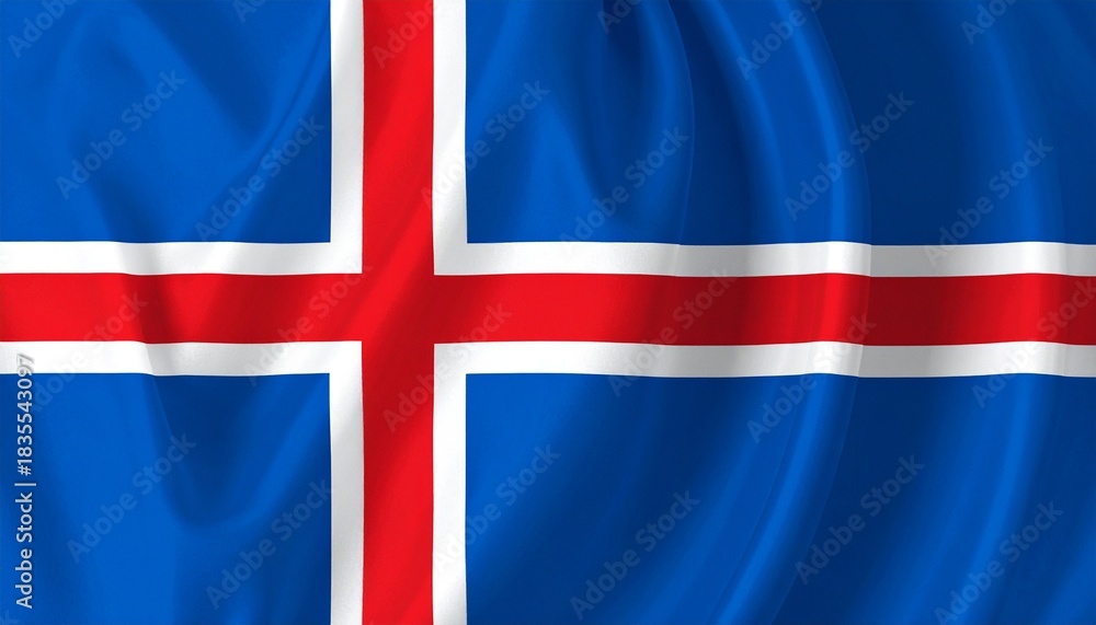 Obraz premium flag of Iceland