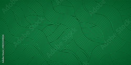 farm green banner, organic abstract background with fields. wavy green lines, natural organic products. ecology background. vector Eps10