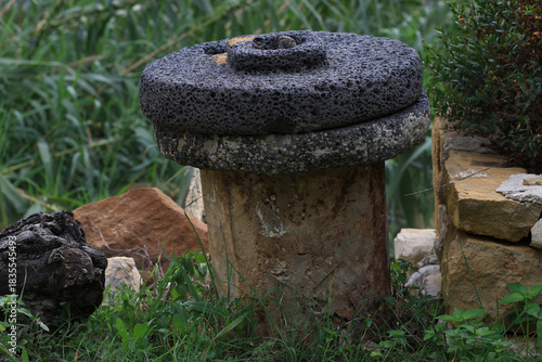 Traditional Lebanese Stone Wheat Mill