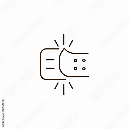 easy open sides icon sign vector