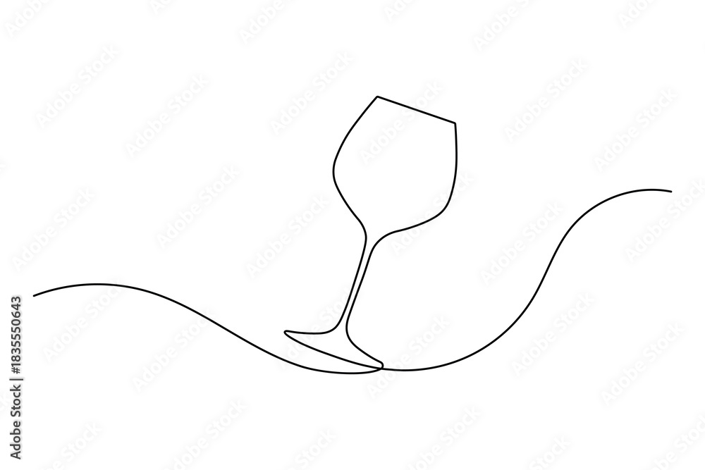 Obraz premium Cheers beer, continuous one line drawing of two clinking glasses in a minimalist modern style illustration