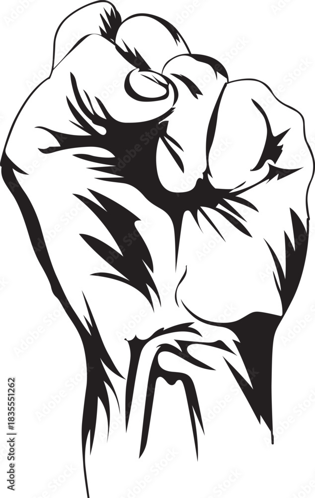 Obraz premium rise hand