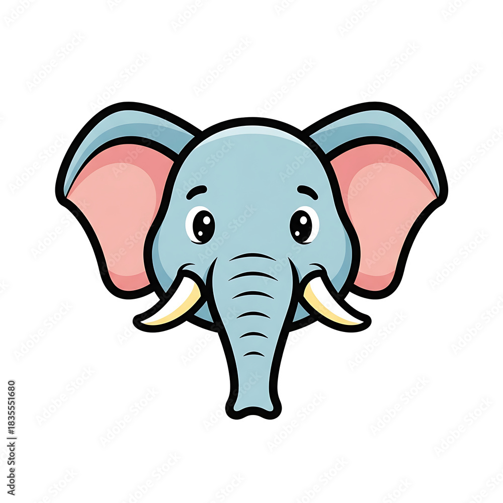 Obraz premium Elephant Cartoon Icon.