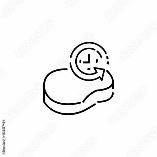 meat expiry date icon sign vector