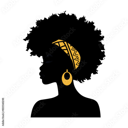 Flat Design Black History Month Illustration – African American Celebration