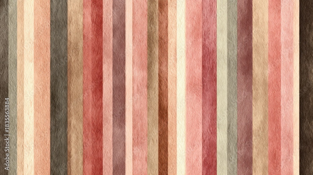 Fototapeta premium Vertical stripes of muted, warm colors 