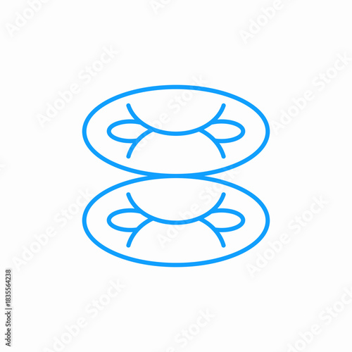double ring design icon sign vector