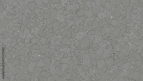 Grey irregular stone wall texture background showing natural rough surface for construction and architectural design