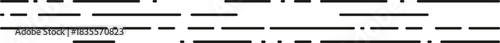 Element forms a line irregular segment made of uneven dashed spacing following a subtly bending wavy curve.
