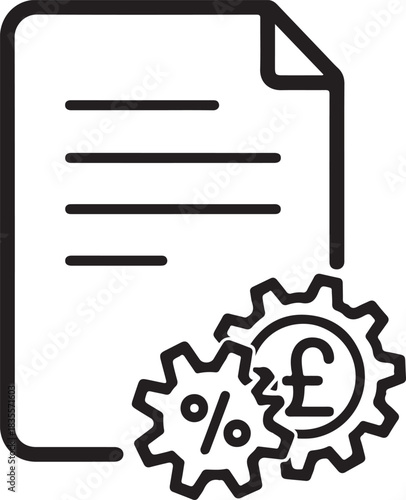 Taxes Icon Element For Design