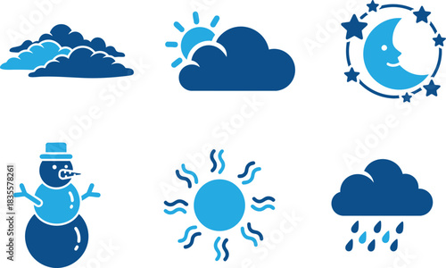 Weather and Seasonal Climate Forecast Icon