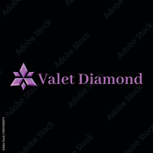 valet logo design vector format
