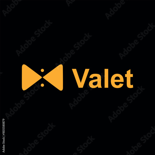 valet logo design vector format