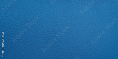 Bright blue artificial leather with large texture.