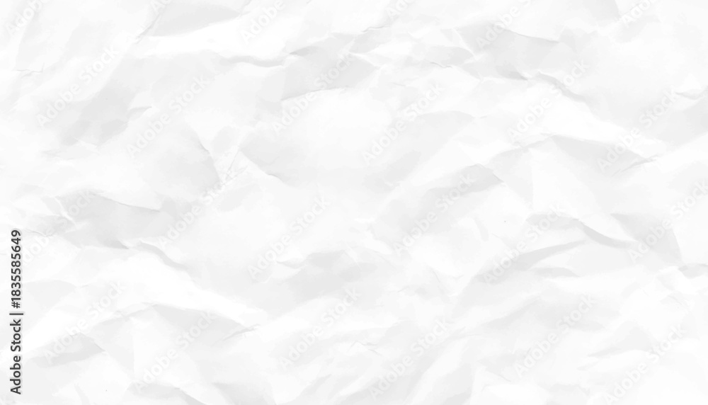 Obraz premium white crumpled paper texture background, Crumpled, Wrinkled of white paper texture background.