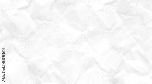 white crumpled paper texture background, Crumpled, Wrinkled of white paper texture background.