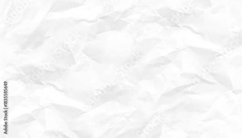 white crumpled paper texture background, Crumpled, Wrinkled of white paper texture background.
