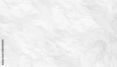 white crumpled paper texture background, Crumpled, Wrinkled of white paper texture background.