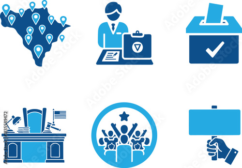Political Voting Government And Voting Icon