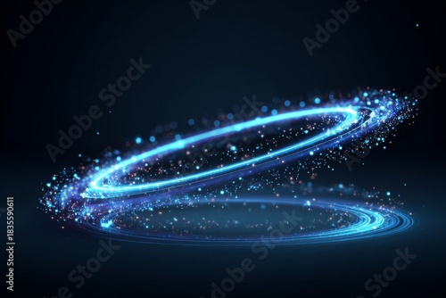 Rising Blue Bar Chart 