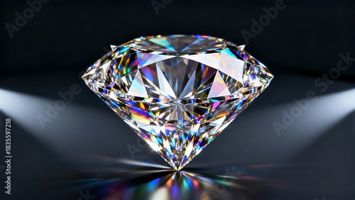 Full screen of beautifully cut and sparkling diamonds