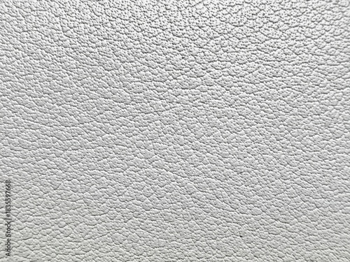 close-up of white pebbled leather texture with detailed fine grain and soft bumpy surface in light gray shades on pale background abstract image