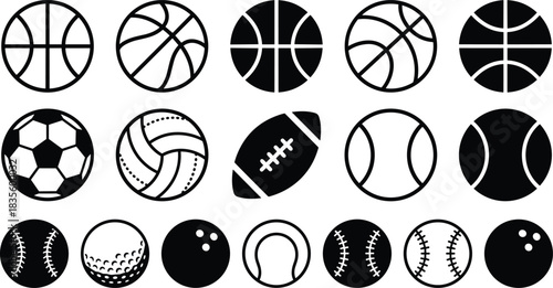 Set of Combat Sport Black Silhouette Vectors Featuring Kickboxing, Muay Thai, and Punching/Kicking Action Poses, Isolated Graphic Icon Bundle.