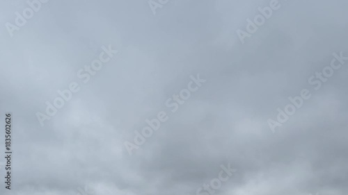 Very dark mass of storm clouds