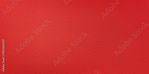Texture of artificial leather scarlet color.