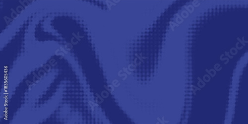 Minimalist banner background. Soft blue purple gradations. Wavy effect style. Mempis. Eps 10